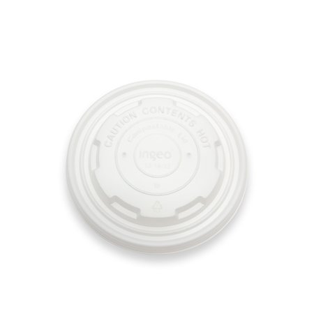 PLANET+ 12-16-32oz Compostable Food Container Lid, 500PK PLFC-LID